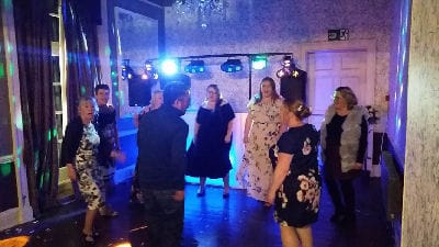 Wedding Reception - Dancing - Sweeney Country House Hotel - Oswestry - Happy Sounds Mobile Disco