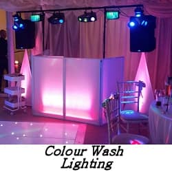 Colour wash lighting - Mood Lighting - Happy Sounds Mobile Disco