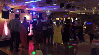 Wedding Celebrations Mr and Mrs Bowen. White Waters Hotel Llangollen - Happy Sounds Mobile Disco
