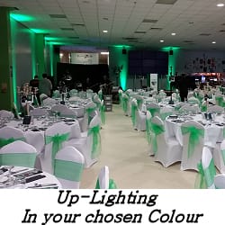 Uplighting - Up Lighting Hire Service - Happy Sounds Mobile Disco