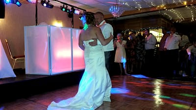 First Dance of Mr and Mrs Bowen - White Waters Hotel Llangollen - Happy Sounds Mobile Disco