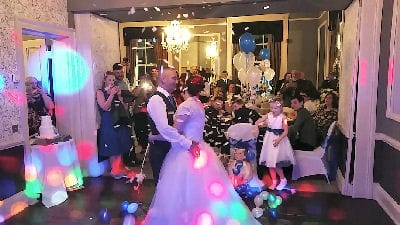Wedding Reception - First Dance - Sweeney Country House Hotel - Oswestry - Happy Sounds Mobile Disco