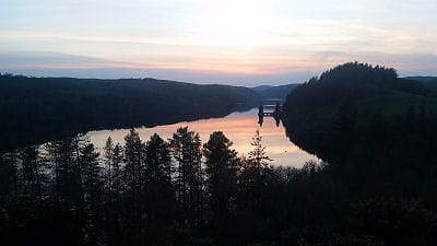 Sunset - Lake Vyrnwy - Happy Sounds Mobile Disco