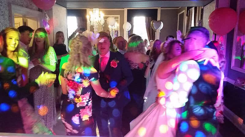Wedding - LED Dance Floor - Wedding - Sweeney Hall Oswestry - Happy Sounds Mobile Disco