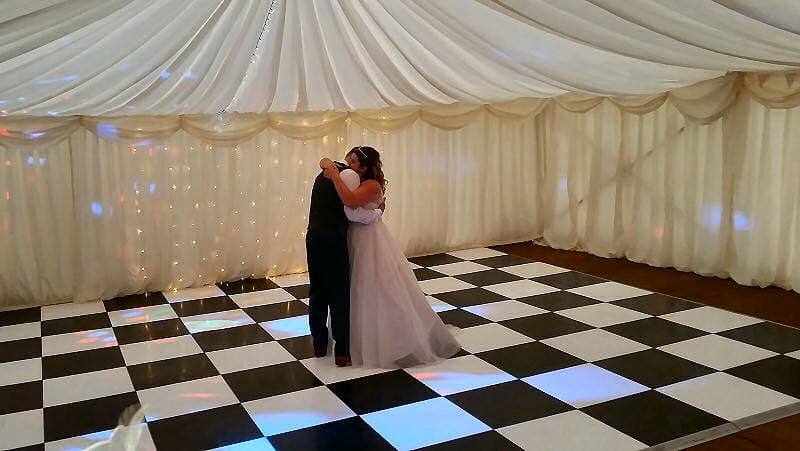 First Dance - Marquee Wedding - Pontesbury - Happy Sounds Mobile Disco